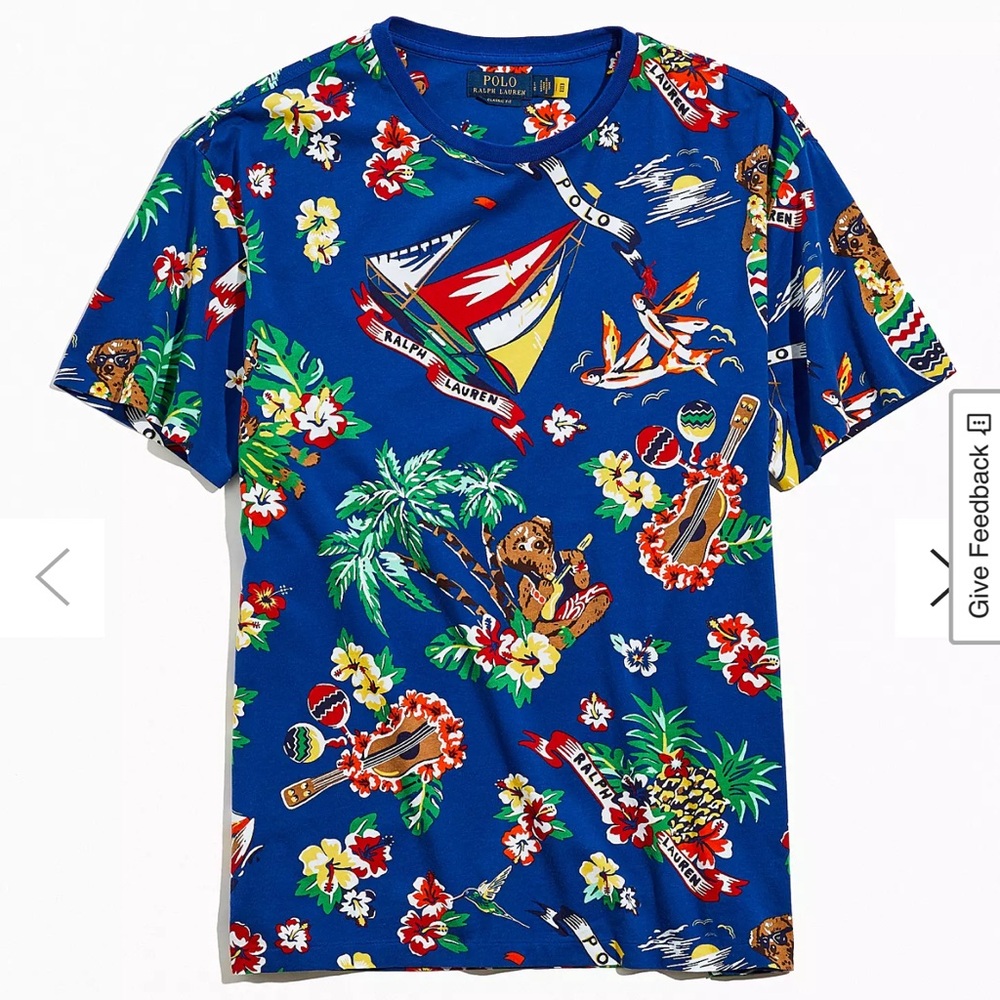 Ralph Lauren Men’s Aloha Bear Print T-shirt